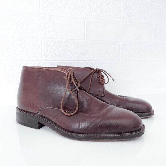 Florsheim Imperial Mens Lace Up Almond Toe Chukka Boots Brown 7 - Picture 1 of 8